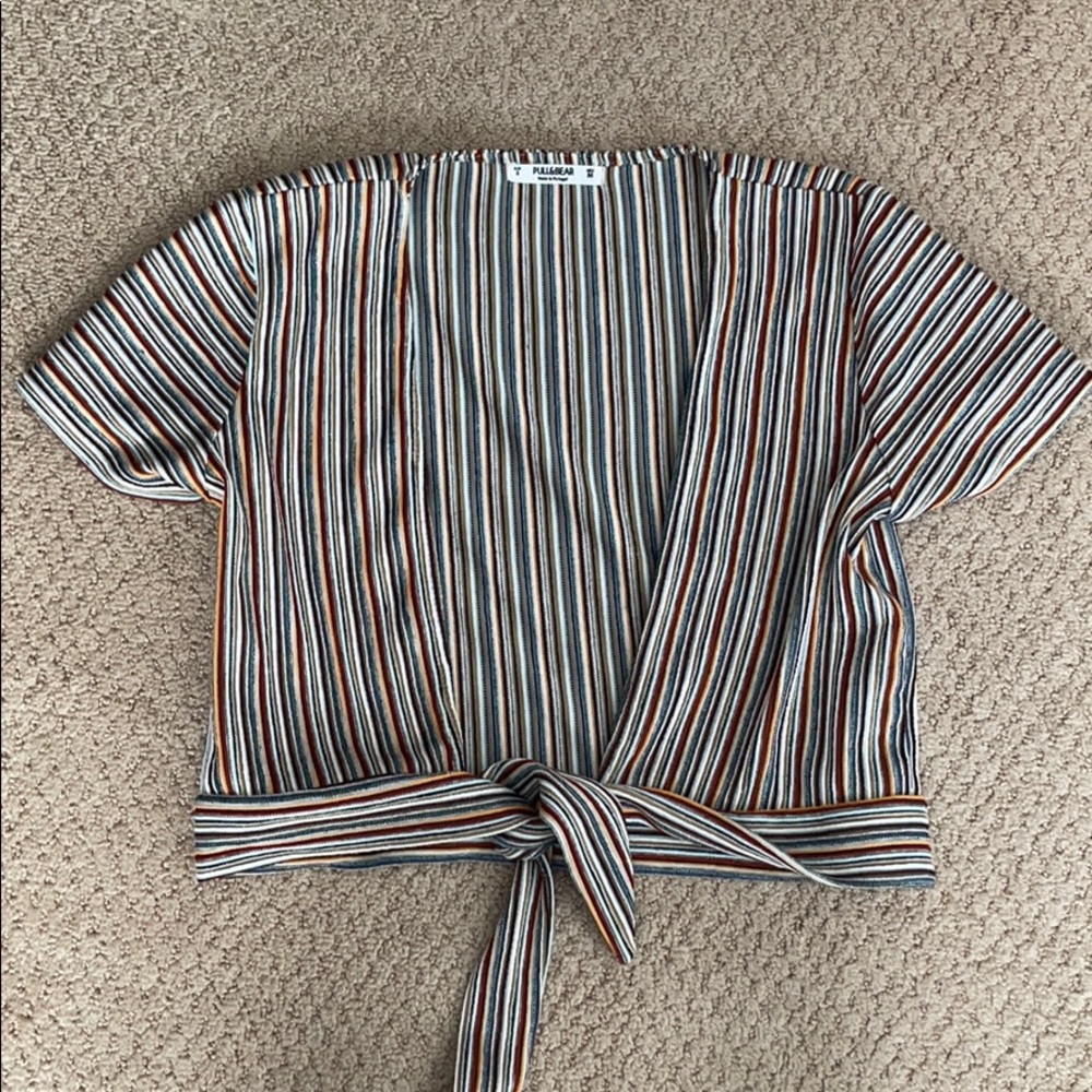 ASOS Tie Front Crop Top